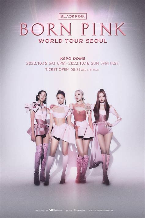 blackpink born pink world tour seoul teaser posters kpopping