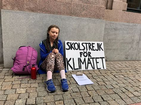In Sweden A School Girl Is On Strike From School To Raise Climate Awareness Cultbizztech