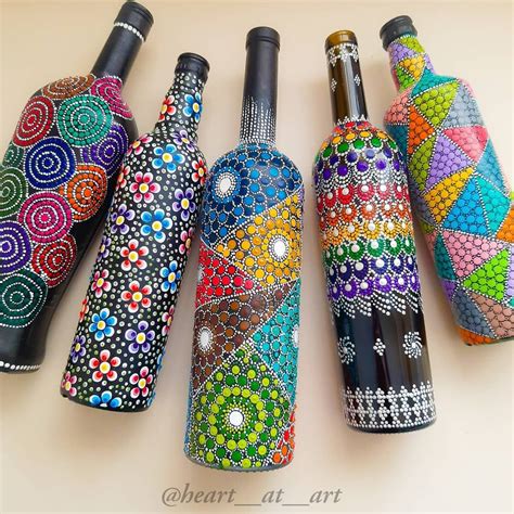 130 Wine Bottle Painting Ideas And Designs For Beginners Simple Bottle Art India Bottle