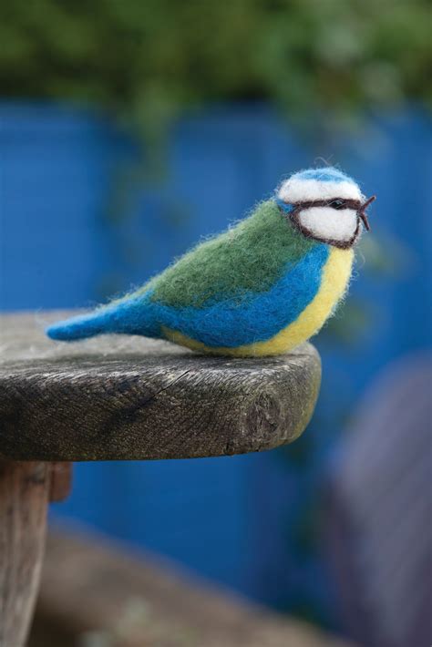 Needle Felt Blue Tit · How To Make A Bird Plushie