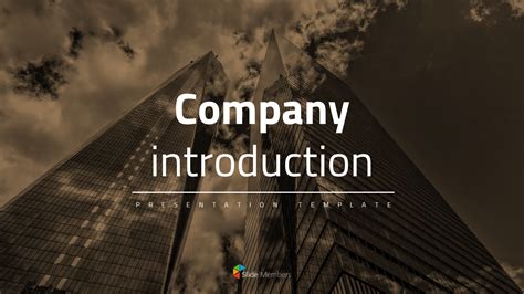Company Introduction Powerpoint Design Cover