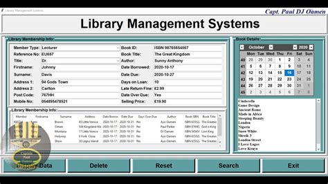 How To Create A Library Management Systems With An Embedded Mysql