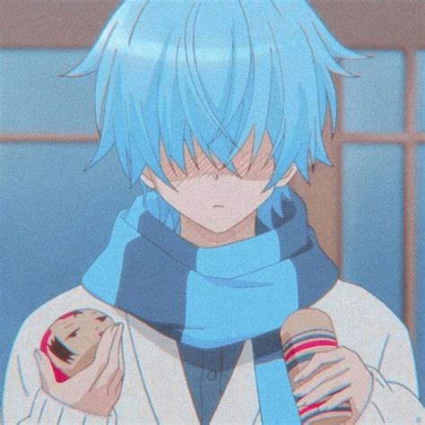 Pin By Minboy On Anime 3 Anime Blue Hair Blue Anime Blue Hair Anime Boy