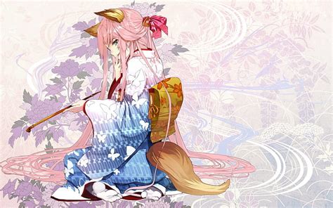 Online Crop Hd Wallpaper Anime Anime Girls Fox Girl Kitsunemimi