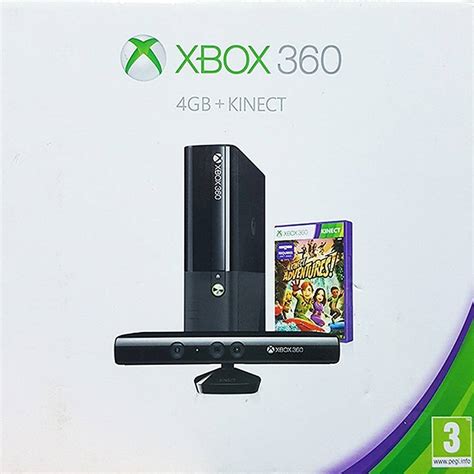 Xbox 360 4gb Console Kinect Bundle With Kinect Adventure Game