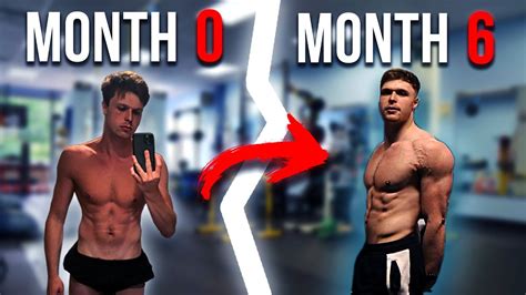 6 Month Body Transformation From Skinny To Muscular 84kg To 94kg