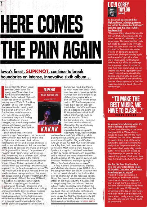 Wanyk Kerrang Review R Slipknot