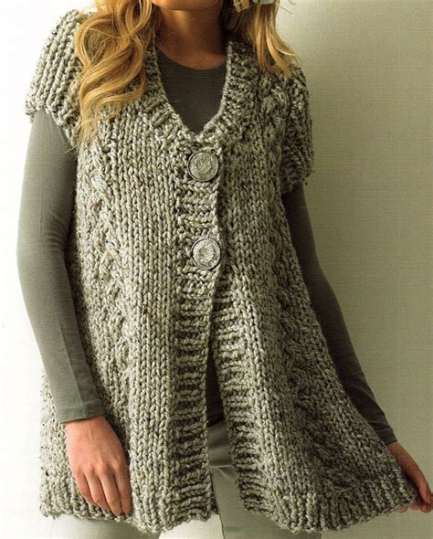 free ladies waistcoat knitting patterns mikes nature