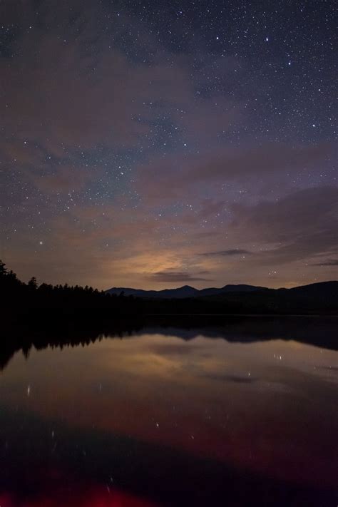 Reflection Of Night Sky Photo · Free Stock Photo