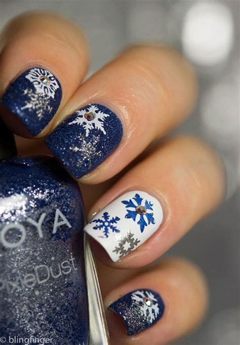 15 Blue Winter Nail Art Designs Ideas Trends And Stickers 2015