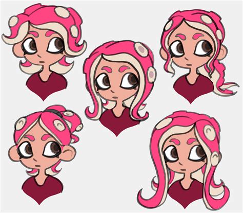 i made some octoling girl hairstyles r splatoon