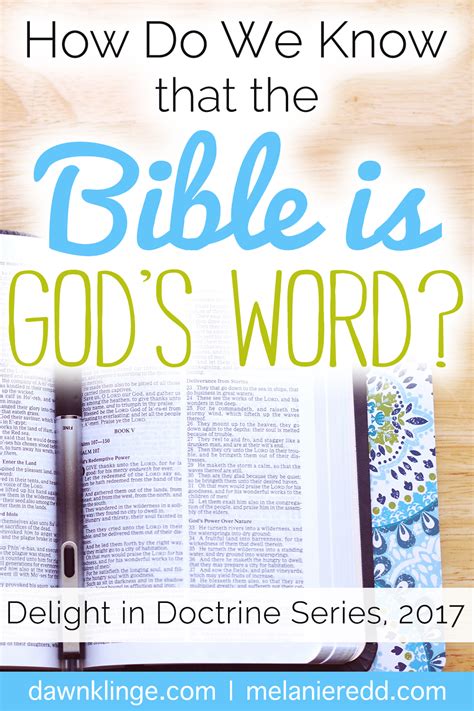 How Do We Know That The Bible Really Is Gods Word