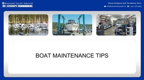 Boat Maintenance Tips Ppt