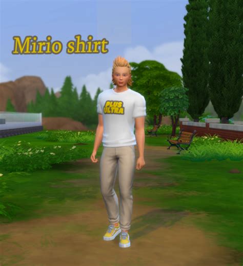 Sims 4 Into Animeverse — Mirio Togata Casual Shirt