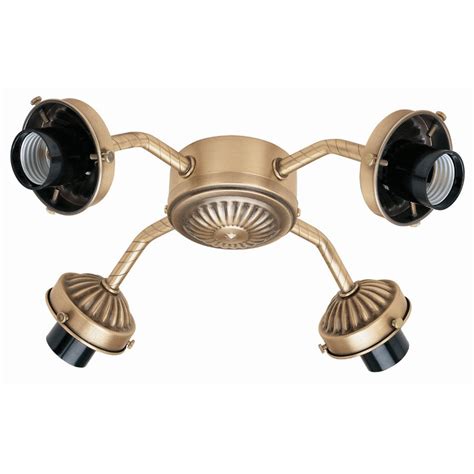 A good ceiling fan has to offer excellent air circulation without consuming a lot of energy. Hunter 4-Light Antique Brass Incandescent Ceiling Fan ...