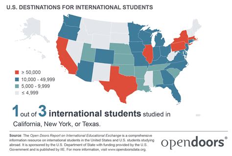 Iie Open Doors Us Destinations For International Students