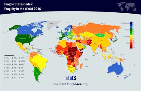 Fragile States Index 2016 Blog Mappenstance