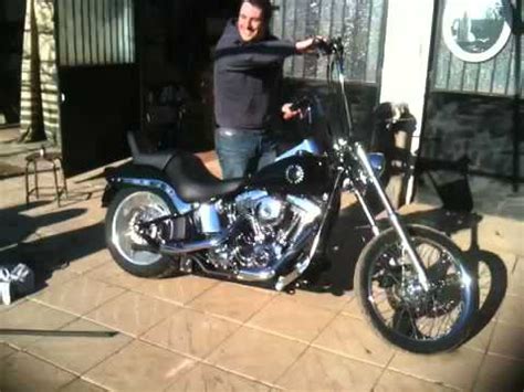 If you want to hear about the parts i've used and my future plans for it. NO PIPES!!! Harley davidson Softail Custom no Exhaust the ...