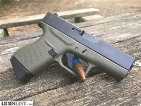 Armslist For Saletrade Glock 43 Od Green 9mm Trades And Layaways