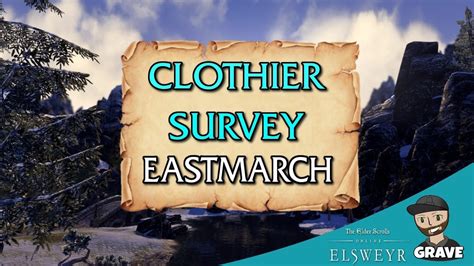 Eastmarch Clothier Survey Elder Scrolls Online Eso Ps Youtube