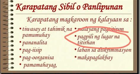 Karapatang Pumili Ng Bansa Na Gustong Tirahan Ano Ang Tungkulin Nito