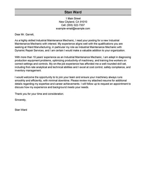 To help you get started, use this sample of a winning cover letter for an automotive technician: Pin on Cover Letters