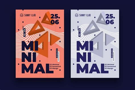 10 minimal poster design examples 10 templates design shack