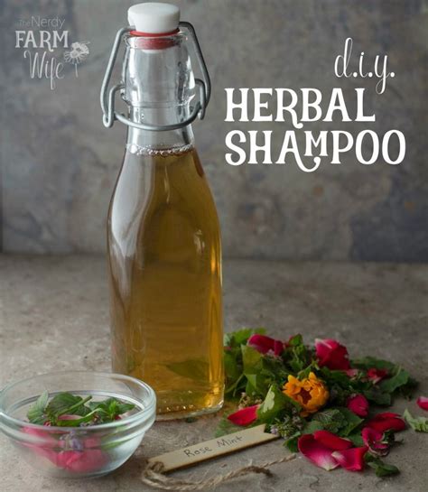 Homemade Herbal Shampoo Herbal Shampoos Herbalism Natural Shampoo