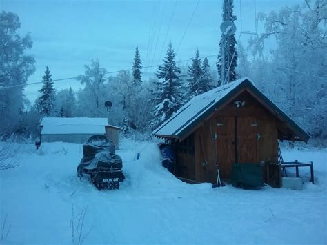 Alaska Bush Life Off Road Off Grid Winter Solstice Day At An Alaska