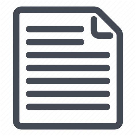 Document Text Icon Download On Iconfinder On Iconfinder