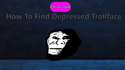 Find The Memes Depressed Trollface Youtube