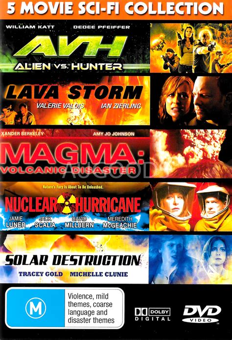 5 Movies Sci Fi Collection Rare Dvd Aus Stock New Region All Aussie