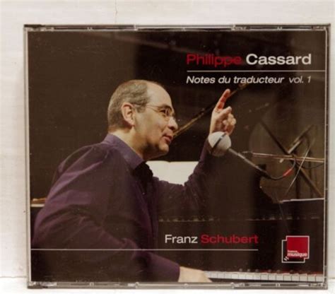 Philippe Cassard Schubert 6 Moments Musicaux Sonata Radio France