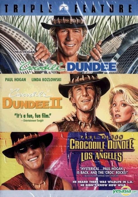 Yesasia Crocodile Dundee Triple Feature Dvd 3 Disc Set Us Version