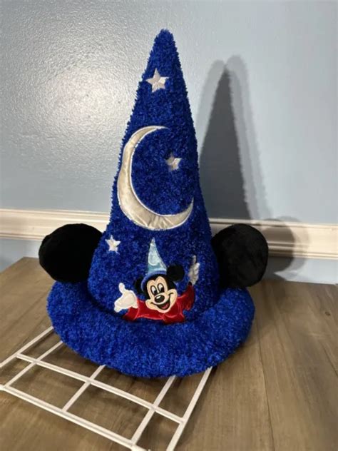 Rare Walt Disney World Fantasia Mickey Mouse Sorcerers Apprentice Hat