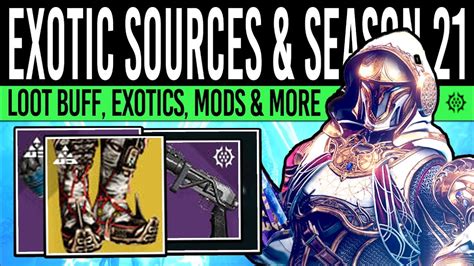 Destiny 2 New Exotic Sources And Season 21 Changes Loot Buff Armor