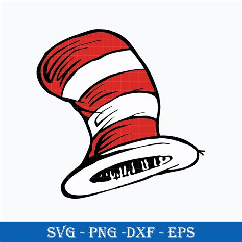 Hat Dr Seuss Svg Cat In The Hat Svg Dr Seuss Svg Png Dx Inspire Uplift