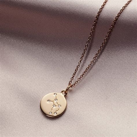 Personalised Zodiac Necklace By Posh Totty Designs | notonthehighstreet.com