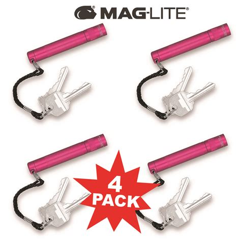 Maglite 4 X Solitaire Flashlight Hot Pink Made In Usa Maglite