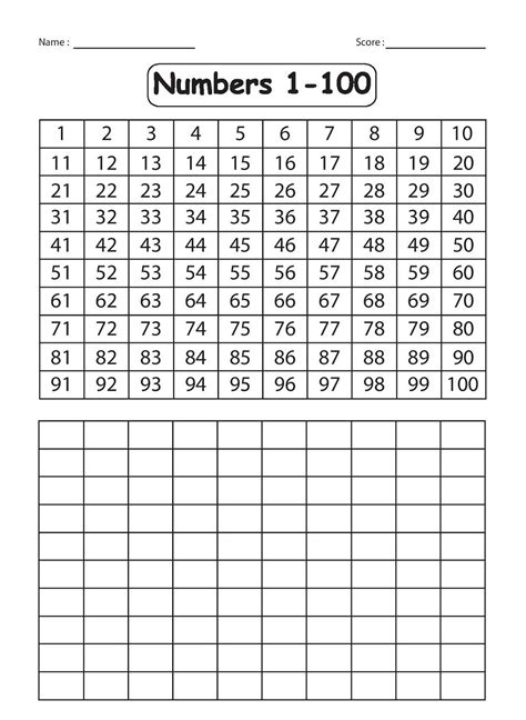 Mystery Picture Worksheet Numbers 1-100 Love Heart