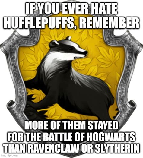 Also Tonks Was A Hufflepuff Imgflip