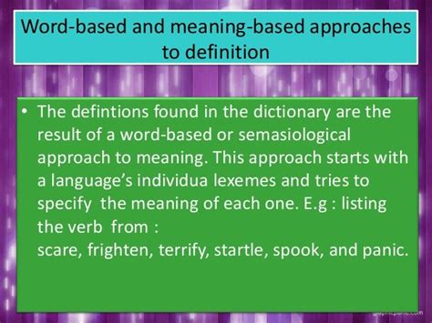 Meaning And Definition