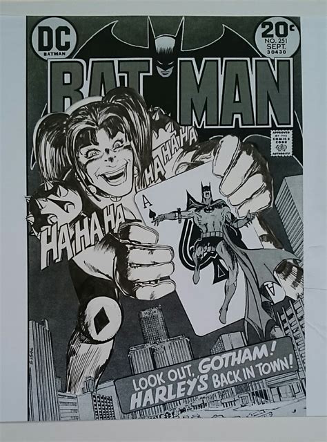The Dork Review Robs Room Batman 251 Cover Recreation By Neal Adams