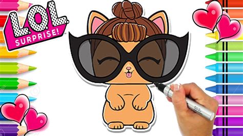 It Kitty Lol Surprise Pets Coloring Page Lol Surprise Pets Coloring