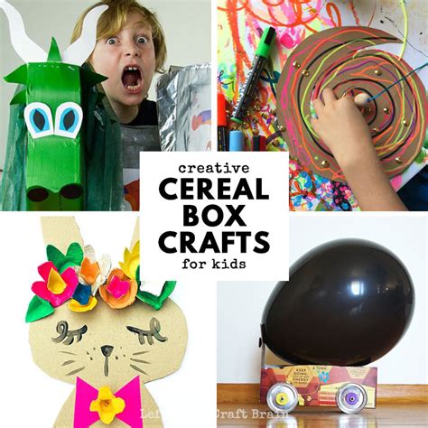 30 Super Creative Cereal Box Crafts And Projects For Kids Left Brain