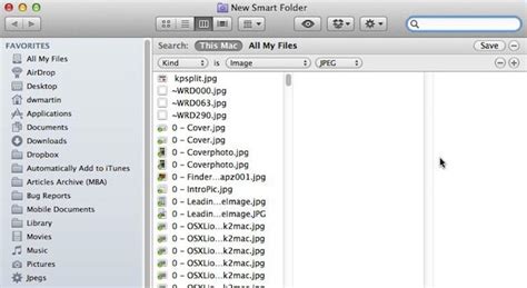 Amaze Your Friends With Mac Os X Lion Improved Smart Folders Os X Tips