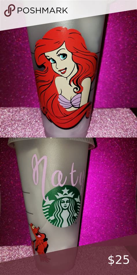 Little Mermaid Ariel Personalized Starbucks Cup Personalized