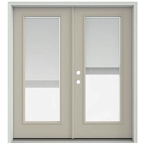 Jeld Wen 72 In X 80 In Desert Sand Prehung Right Hand Inswing French