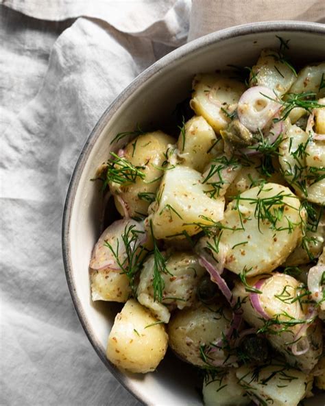 Easy Potato Salad With Capers And Dill Not Hangry Anymore