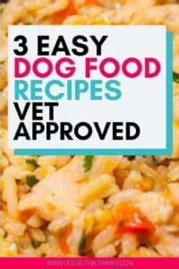 Homemade dog food is one of the most healthy options, and it can be done on a budget! Easy Vet Approved Homemade Dog Food Recipes